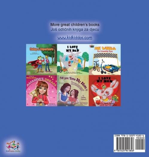 I Love to Sleep in My Own Bed (English Croatian Bilingual Book for Kids)