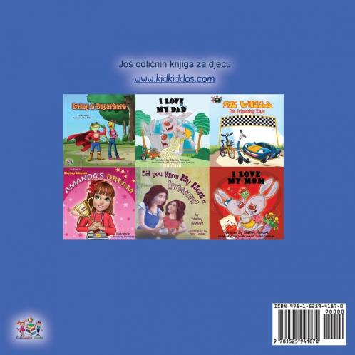 I Love to Sleep in My Own Bed (Croatian Children's Book)