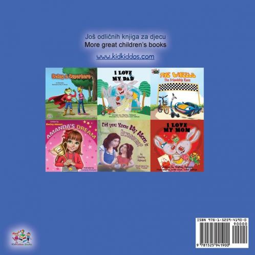 I Love to Sleep in My Own Bed (Croatian English Bilingual Children's Book)
