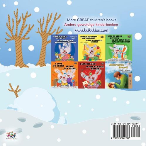 I Love Winter (English Dutch Bilingual Children's Book)