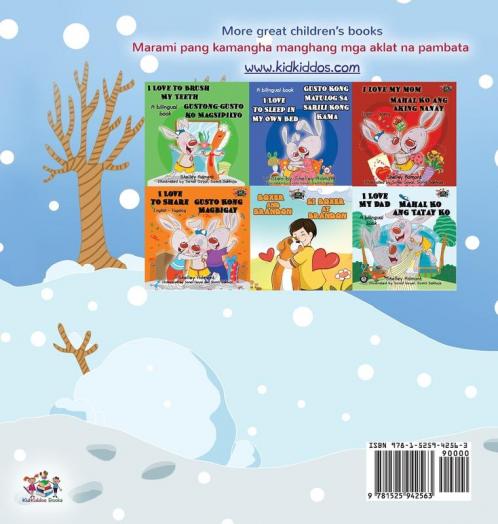 I Love Winter (English Tagalog Bilingual Book for Kids)