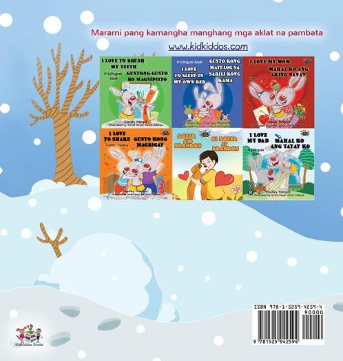 I Love Winter (Tagalog Children's Book)