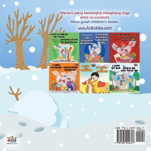 I Love Winter (Tagalog English Bilingual Book for Kids)
