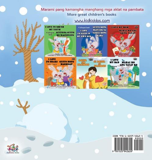 I Love Winter (Tagalog English Bilingual Book for Kids)
