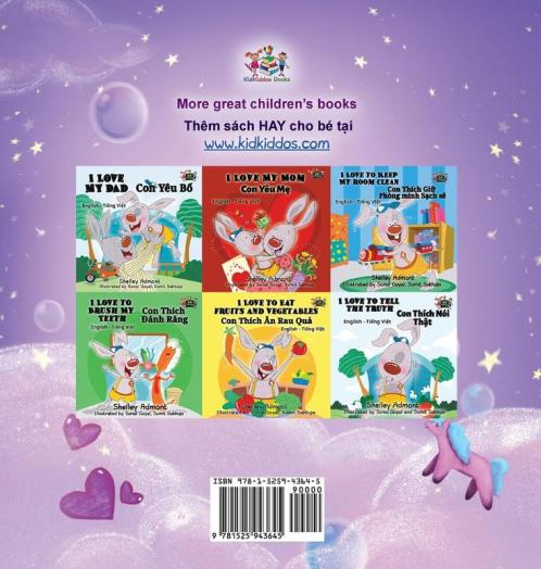 Sweet Dreams My Love (English Vietnamese Bilingual Book for Kids)