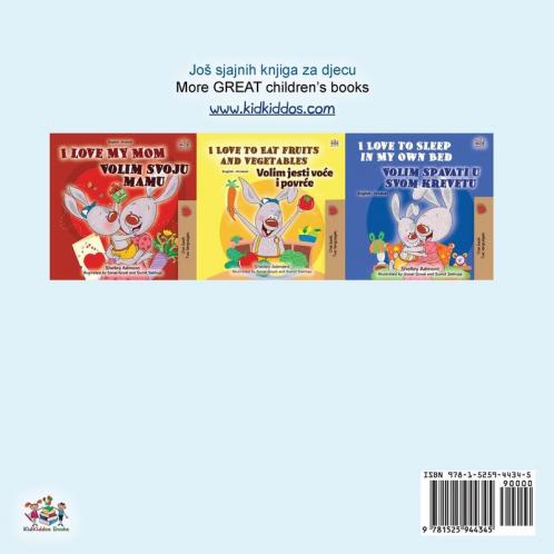 I Love My Dad (Croatian English Bilingual Children's Book)