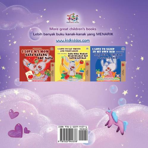 Sweet Dreams My Love (English Malay Bilingual Book for Kids)