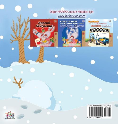 I Love Winter (Turkish Children's Book)
