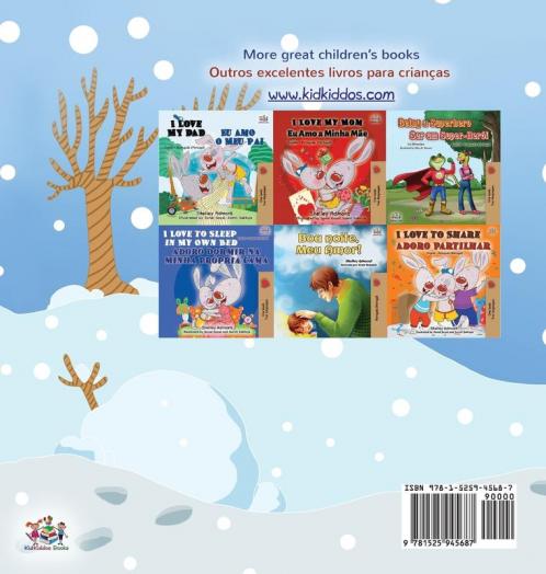 I Love Winter (English Portuguese Bilingual Children's Book - Portugal)