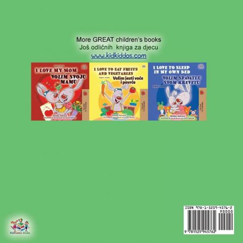 I Love to Brush My Teeth (English Croatian Bilingual Children's Book)