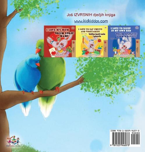 Goodnight My Love! (Croatian Children's Book)