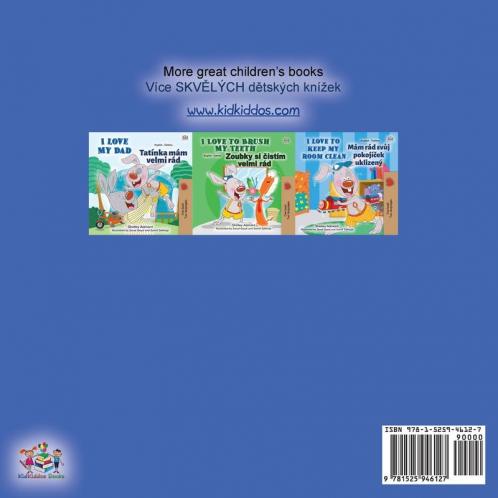 I Love to Sleep in My Own Bed (English Czech Bilingual Book for Kids)
