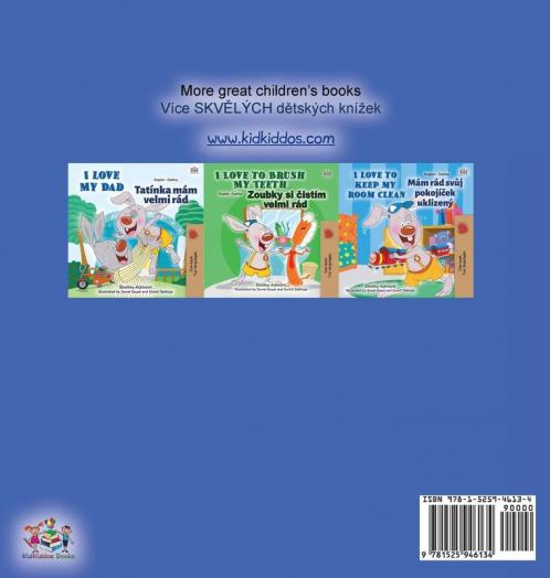 I Love to Sleep in My Own Bed (English Czech Bilingual Book for Kids)