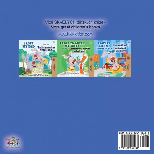 I Love to Sleep in My Own Bed (Czech English Bilingual Book for Kids)
