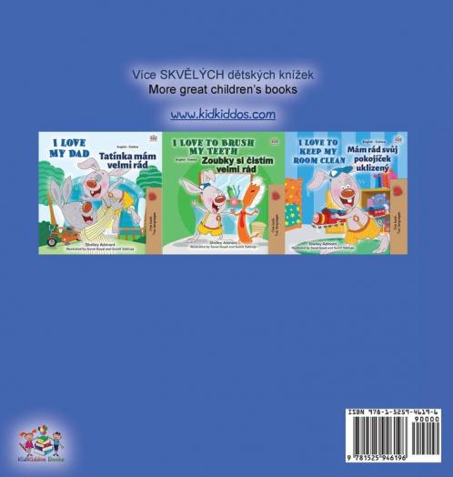 I Love to Sleep in My Own Bed (Czech English Bilingual Book for Kids)