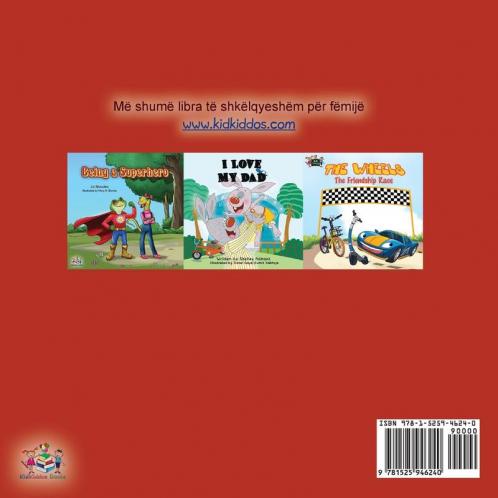 I Love My Mom (Albanian Children's Book)