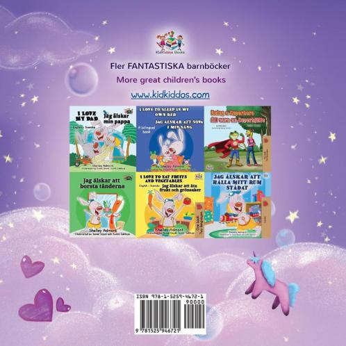 Sweet Dreams My Love (Swedish English Bilingual Book for Kids)