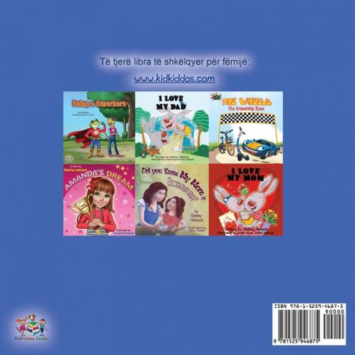 I Love to Sleep in My Own Bed (Albanian Children's Book)