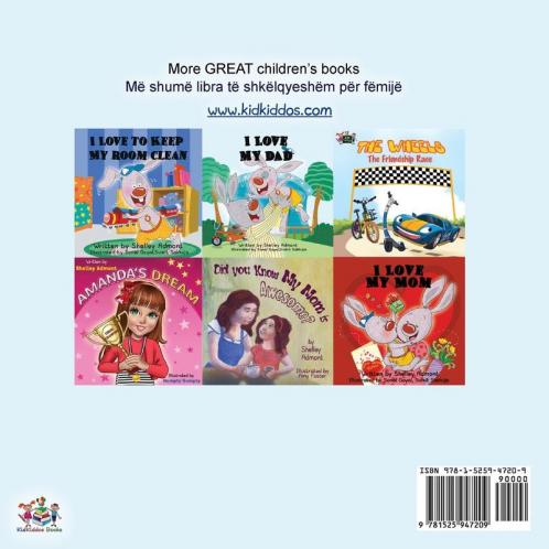 I Love My Dad (English Albanian Bilingual Book for Kids)