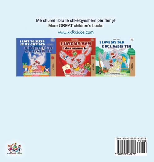 I Love My Dad (Albanian English Bilingual Book for Kids)