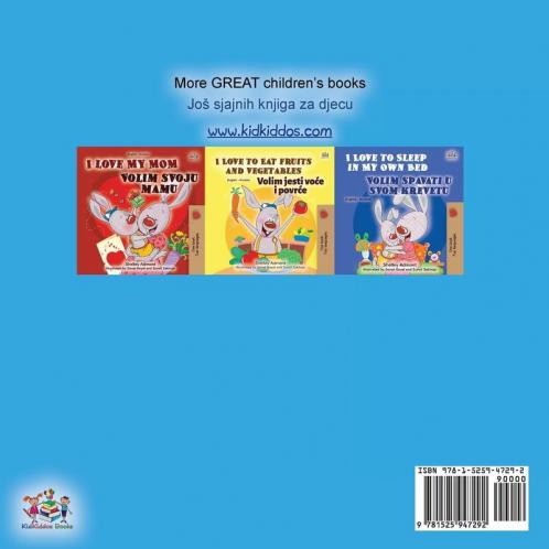 I Love to Keep My Room Clean (English Croatian Bilingual Children's Book)