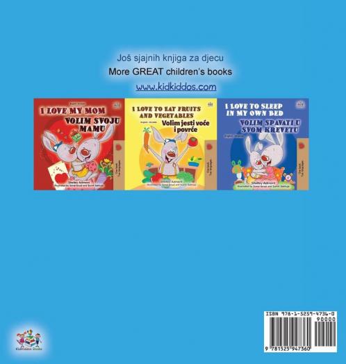 I Love to Keep My Room Clean (Croatian English Bilingual Book for Kids)