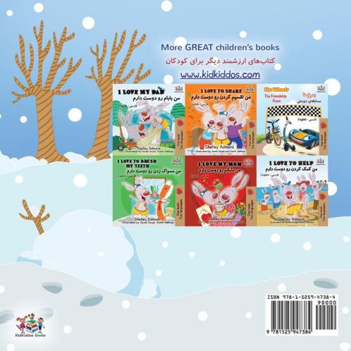 I Love Winter  (English Farsi Bilingual Book for Kids - Persian)