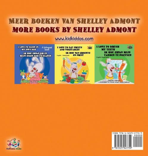 I Love to Share (Dutch English Bilingual Children's Book)