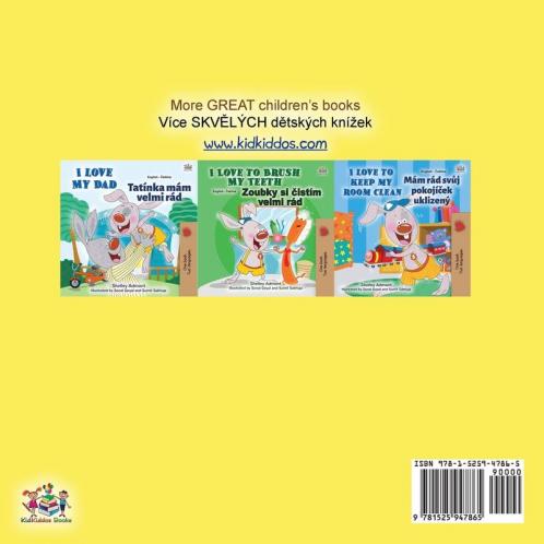 I Love to Eat Fruits and Vegetables (English Czech Bilingual Book for Kids)