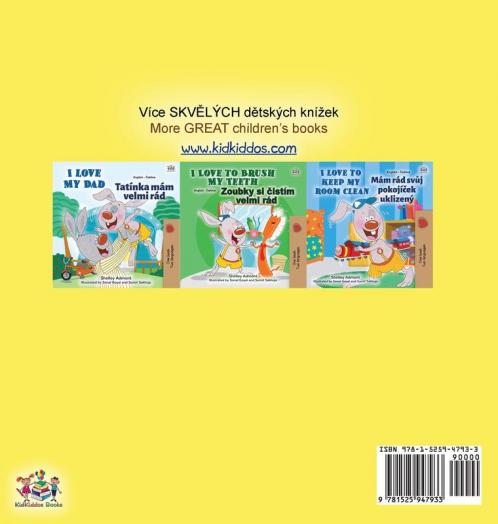 I Love to Eat Fruits and Vegetables (Czech English Bilingual Book for Kids)