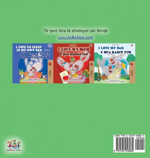 I Love to Brush My Teeth (Albanian Book for Kids)