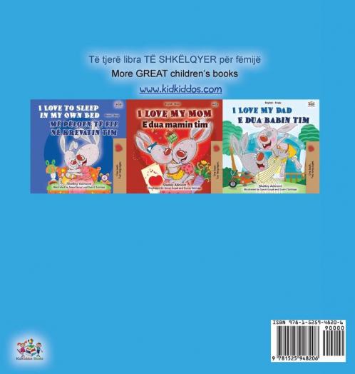I Love to Keep My Room Clean (Albanian English Bilingual Book for Kids)