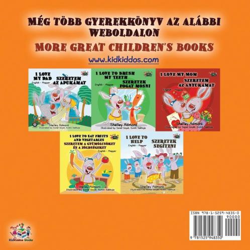 I Love to Share (Hungarian English Bilingual Children's Book)