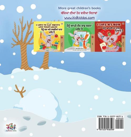 I Love Winter (English Punjabi Bilingual Children's Book - Gurmukhi)