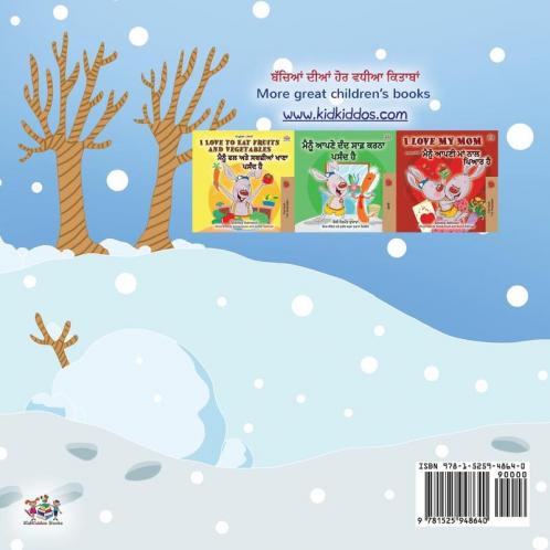 I Love Winter (Punjabi English Bilingual Children's Book - Gurmukhi)