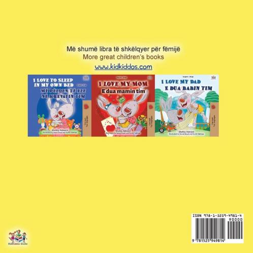 I Love to Eat Fruits and Vegetables (Albanian English Bilingual Book for Kids)