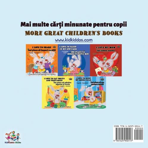 I Love to Help (Romanian English Bilingual Book for Kids)