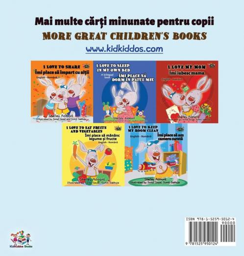 I Love to Help (Romanian English Bilingual Book for Kids)