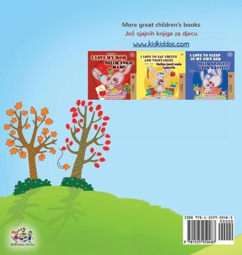 I Love Autumn (English Croatian Bilingual Book for Kids)