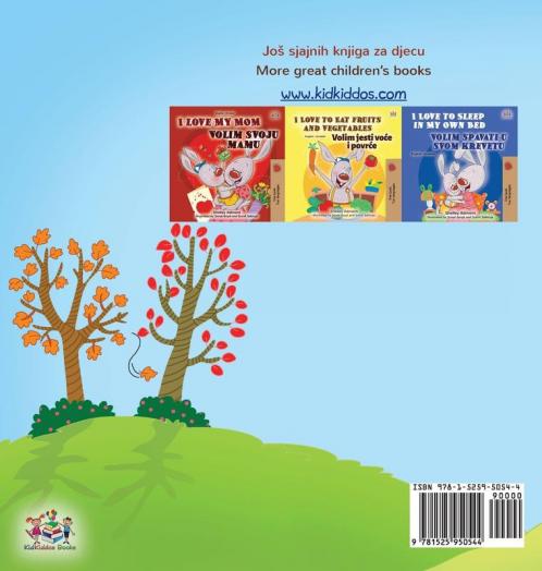 I Love Autumn (Croatian English Bilingual Book for Kids)