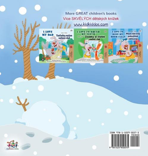 I Love Winter (English Czech Bilingual Book for Kids)