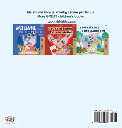 I Love to Tell the Truth (Albanian English Bilingual Children's Book)