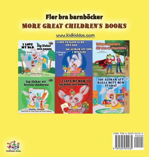 I Love to Eat Fruits and Vegetables (Swedish English Bilingual Book for Kids)