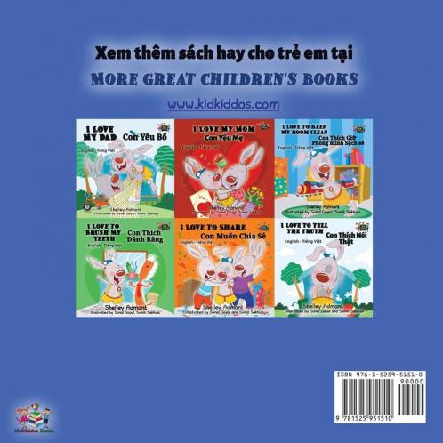 I Love to Sleep in My Own Bed (Vietnamese English Bilingual Book for Kids)