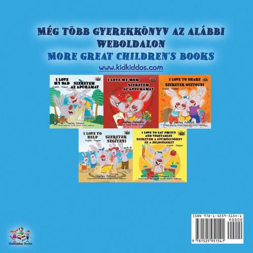 I Love to Keep My Room Clean (Hungarian English Bilingual Book for Kids)