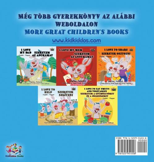 I Love to Keep My Room Clean (Hungarian English Bilingual Book for Kids)