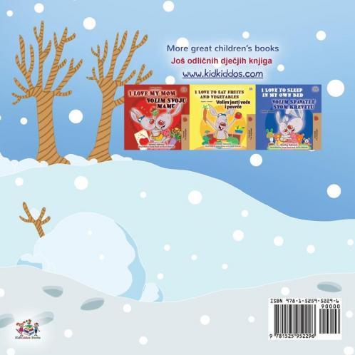 I Love Winter (English Croatian Bilingual Book for Kids)