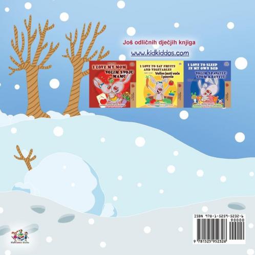 I Love Winter (Croatian Children's Book)