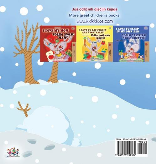 I Love Winter (Croatian English Bilingual Book for Kids)