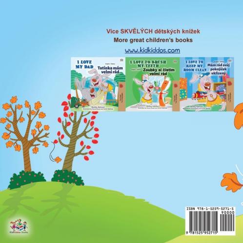 I Love Autumn (Czech English Bilingual Book for Kids)